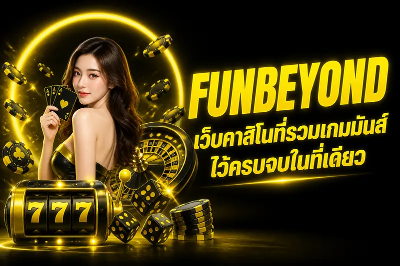 FUNBEYOND เว็บคาสิโนที่รวมเกมมันส์ไว้ครบจบในที่เดียว